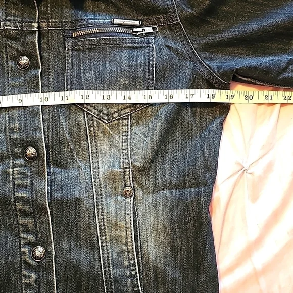 HARLEY Davidson Jeans Jacket. - Picture 7 of 10